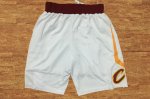 NBA Cleveland Cavaliers nike shorts Blanc